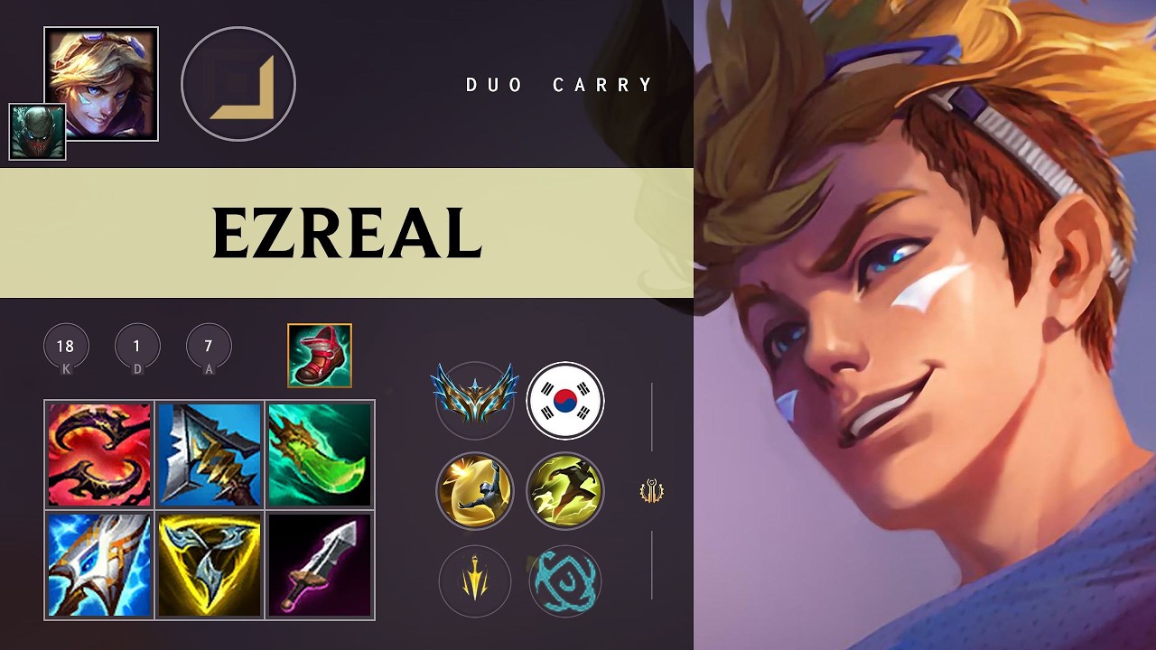 Ezreal ADC vs Ashe - KR Challenger Patch 26.09