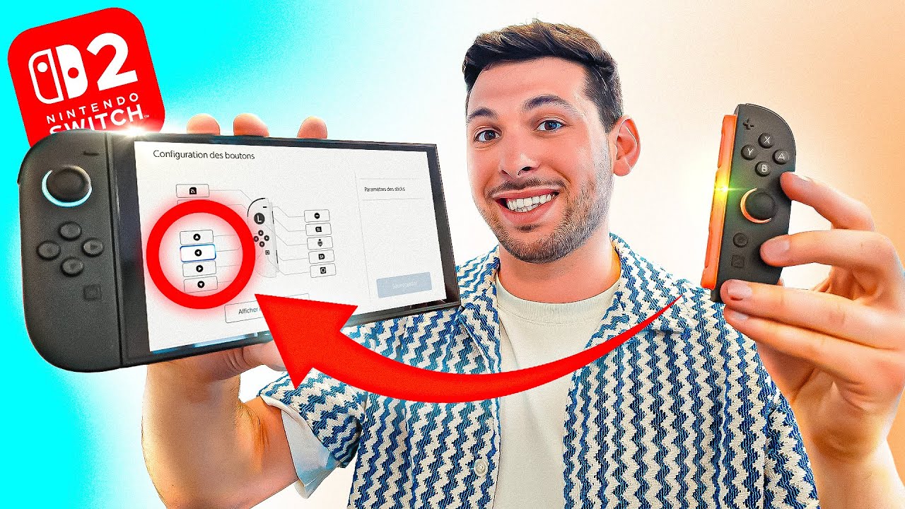 Nintendo SWITCH 2 : PRISE EN MAIN, comparatif et R&eacute;glages INDISPENSABLES avant de JOUER