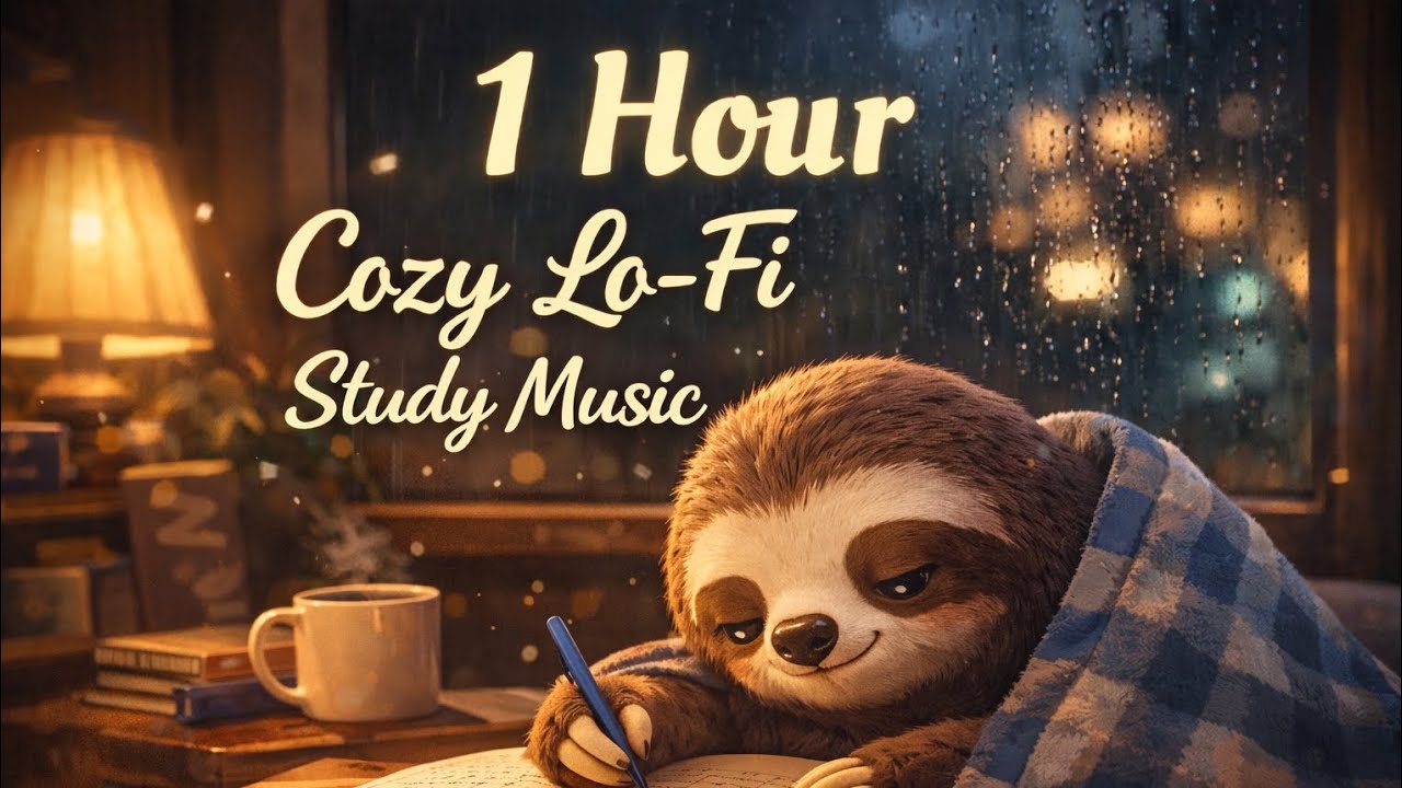 Cozy Lo-fi Music for Studying & Relaxing | Sloth & Chill 🦥✨