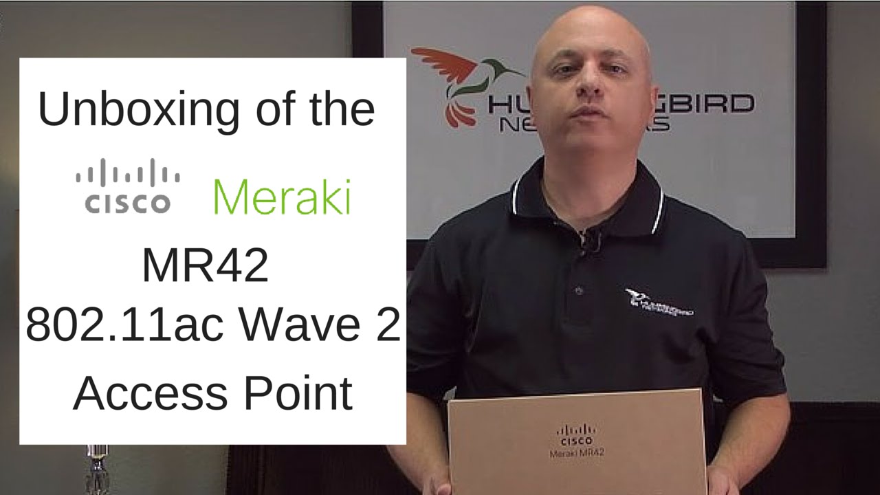 Cisco Meraki MR42 802.11ac Wave 2 Access Point Unboxing