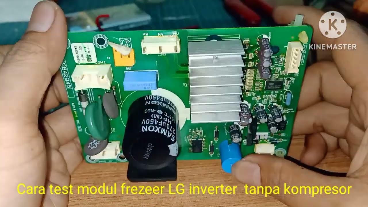 Как проверить инверторный морозильный модуль LG без компрессора