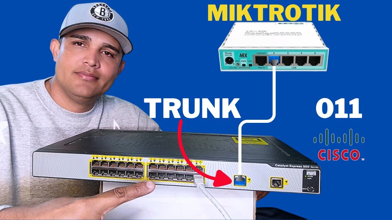 Cisco VS Mikrotik: Conexión y Configuración / Enlace troncal (Cisco Linksys) WIFI
