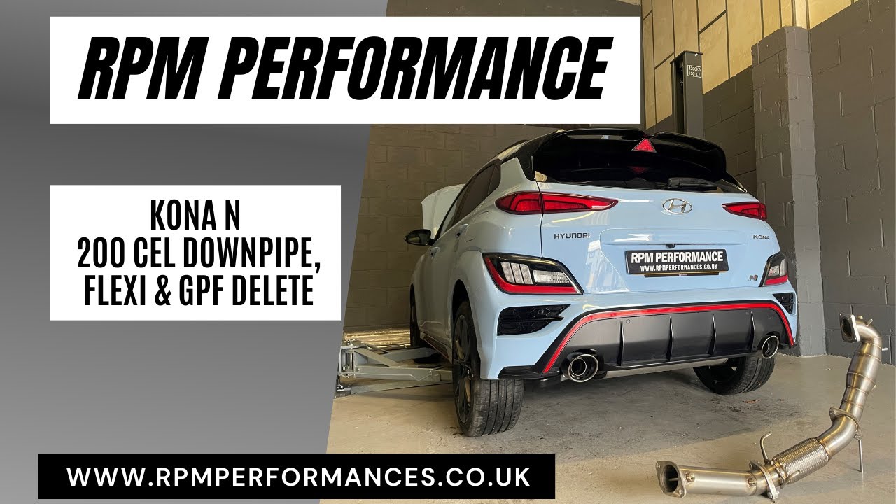 RPM Performance Kona N 200CEL Sports Cat, Flexi & GPF Delete Exhaust Sound