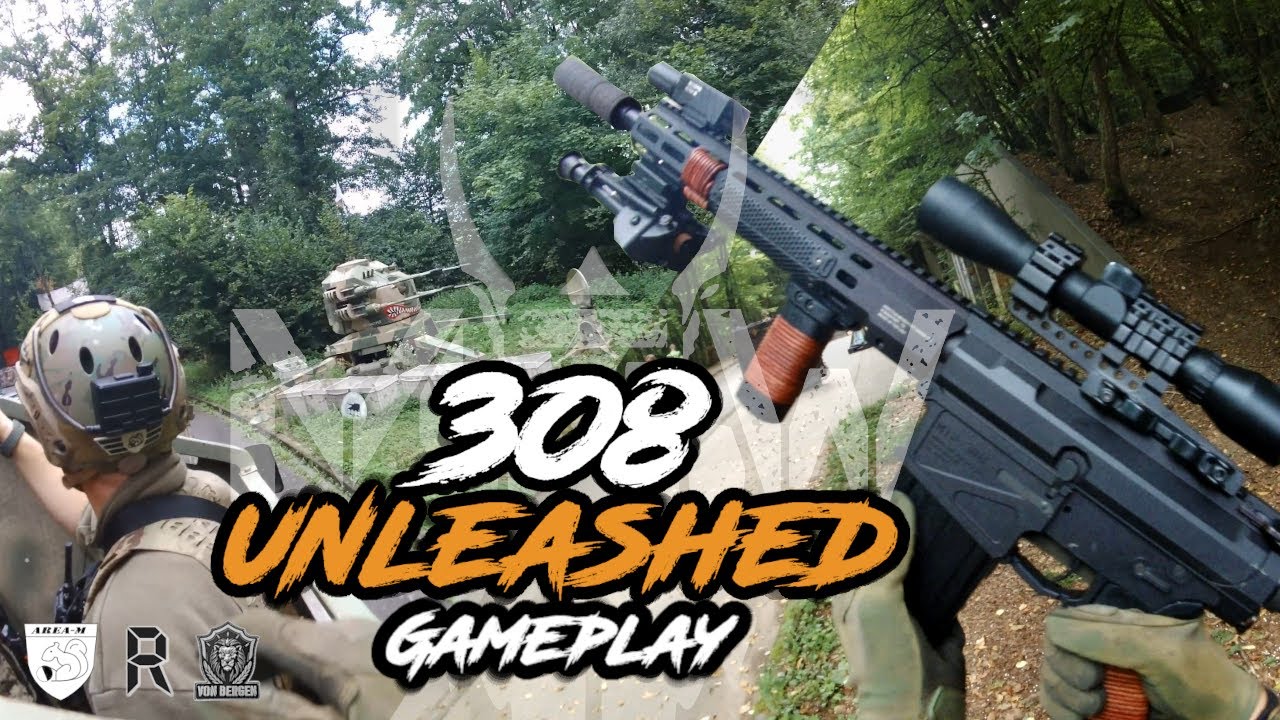 MTW 308 UNLEASHED: Supporting with HPA DMR Airsoft [AREA M Gameplay]