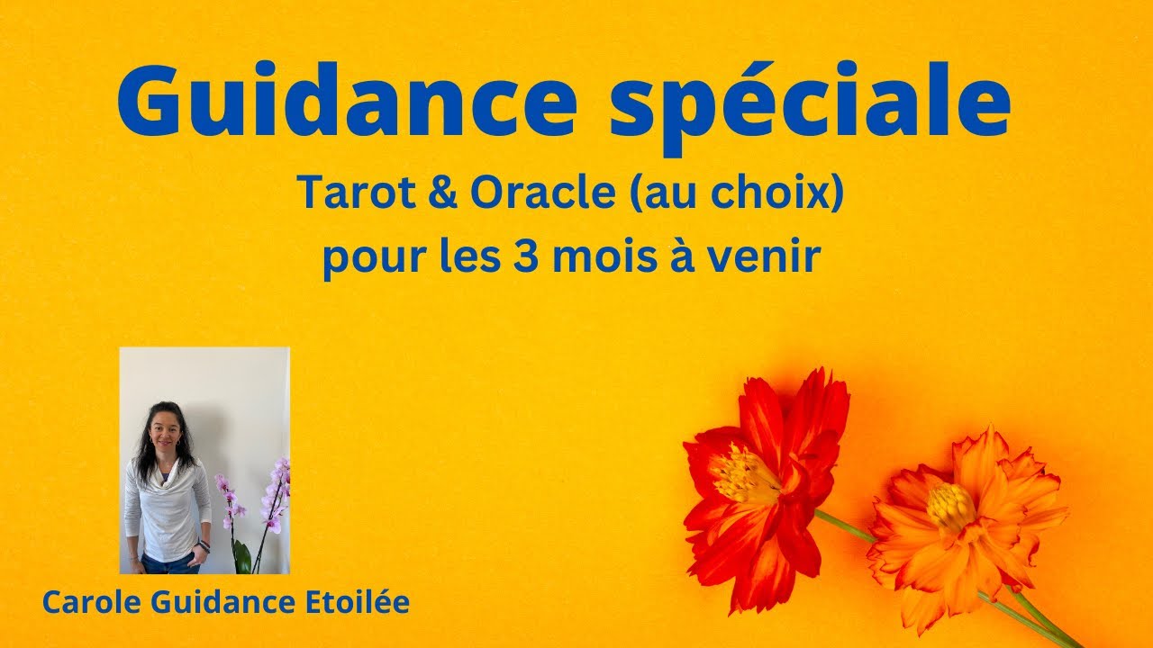 Guidance spéciale 3 mois à venir 🔮💫(au choix tarot & oracle)⭐️