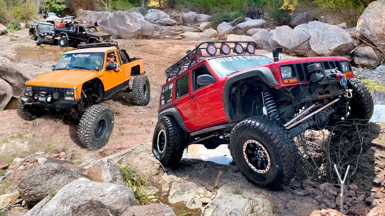 Ruta Off Road Extrema en México | Las Piedras | #jeep #cherokee #4x4 #offroad #d21