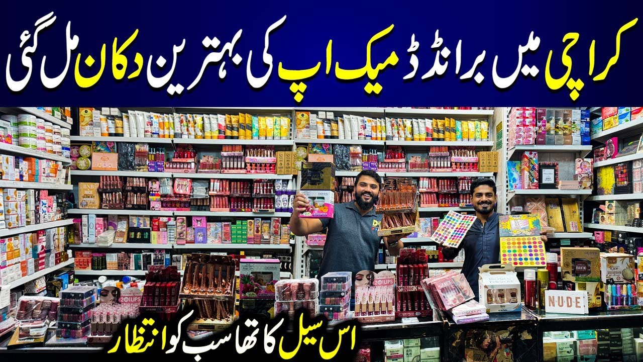 Branded Makeup In Low Price | Cosmetics Wholesale Market in Karachi | A & Son's Makeup