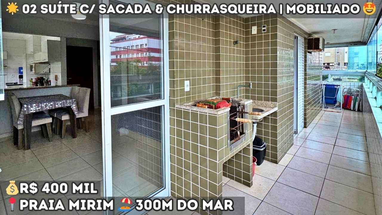 💎 Investimento Inteligente em Praia Grande | 02 Suítes + Sacada Gourmet & Shopping Novo ao Lado!