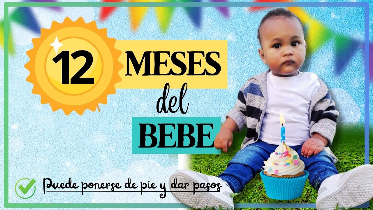 1️⃣ 2️⃣ MESES DEL BEBÉ 👶 | 12 MESES | Pueden ponerse de Pie y Dar Pasos