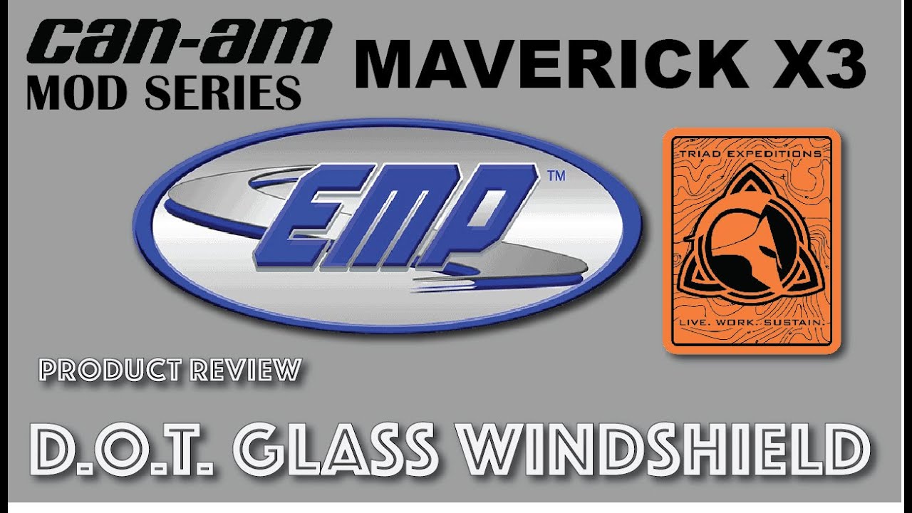 Can Am Maverick X3 Glass Windshield