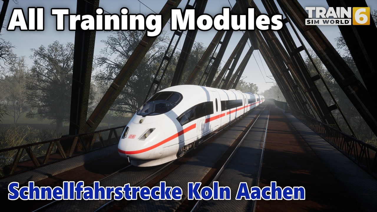 Koln Aachen Before Remaster - All Training Modules Gameplay ~ TSW6