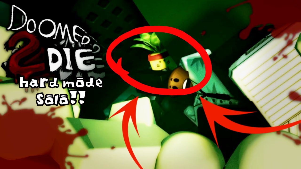 Hard Mode Solo Win in DOOMED 2 DIE! (feat. juggernaut) [ROBLOX]