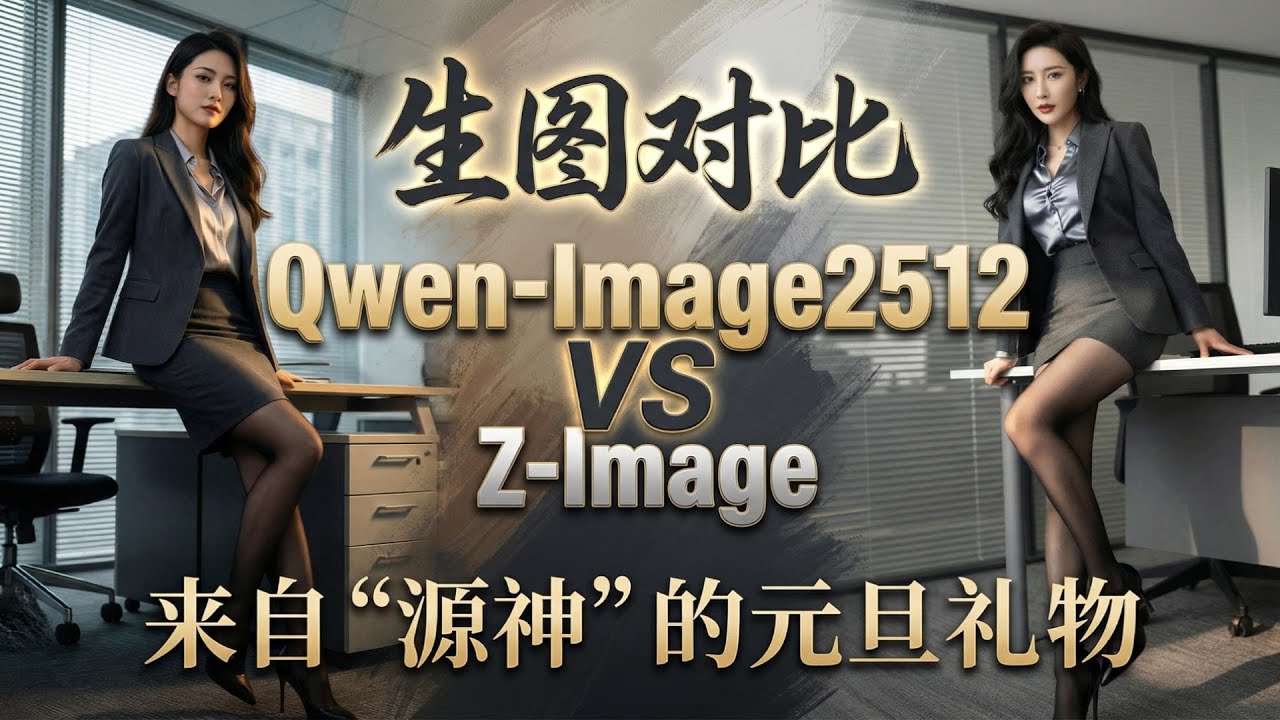 感谢“源神”的元旦礼物！Qwen-image2512 VS Z-image生图对比，谁更合你口味？
