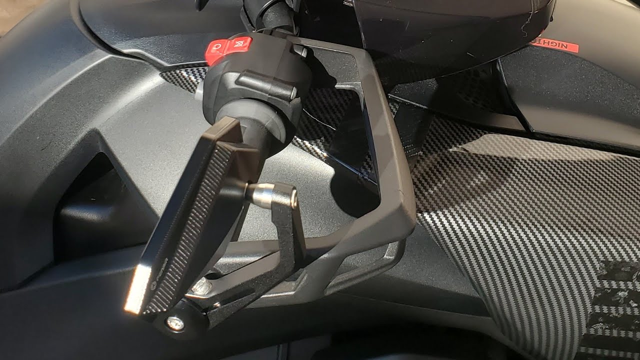 Ryker Fenrir Handlebar End Mirror Full Install