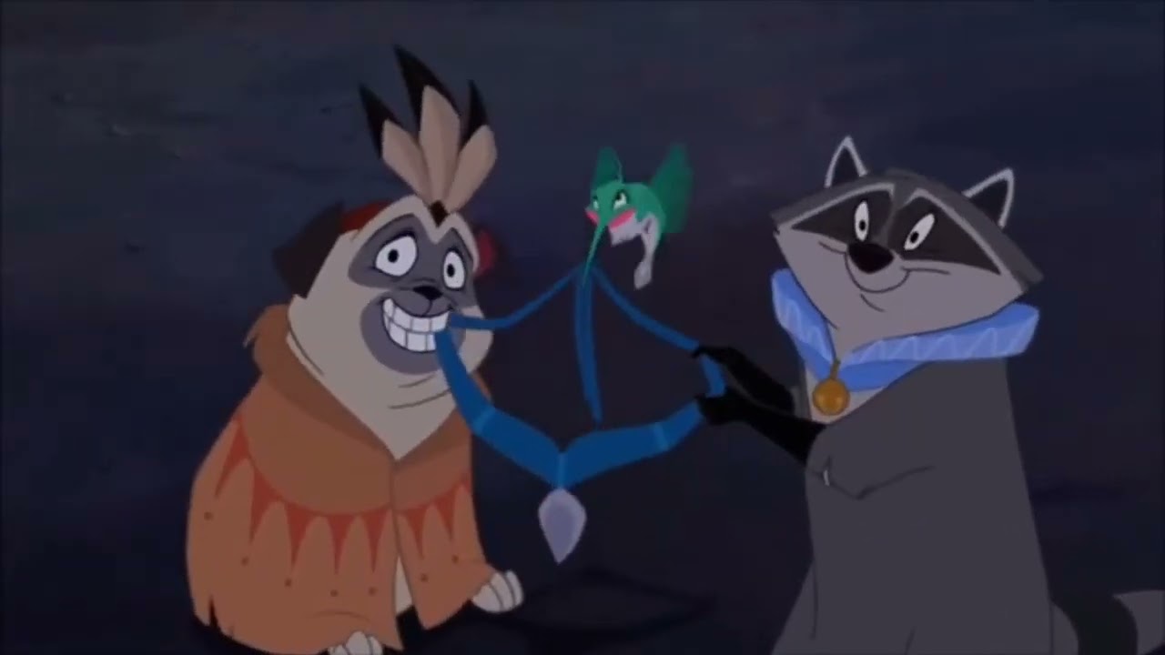 pocahontas but its only percy in the screen