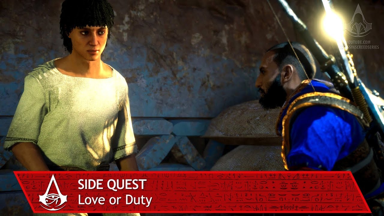 Assassin's Creed Origins: The Curse of the Pharaohs - Love or Duty - Side Quest
