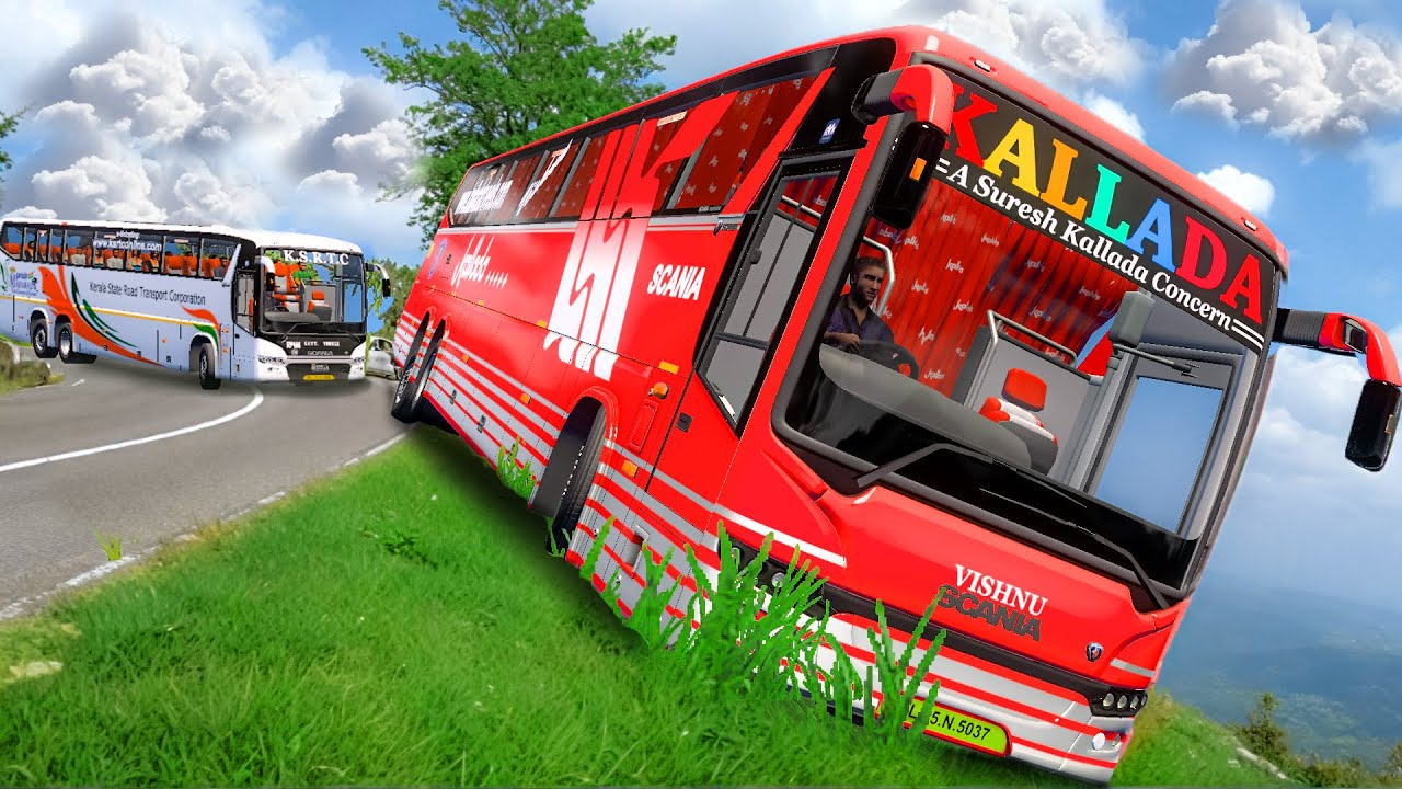 KALLADA TRAVELS ON CRAZY ROADS IN KERALA🔥😮 ETS2 GAMEPLAY Indian Mods Tom Gaming