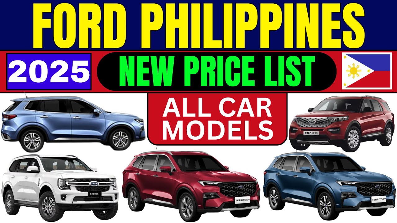 Ford Philippines Price List 2025 | Explorer, Territory, Everest Titanium+, Sport, Trend, Titanium