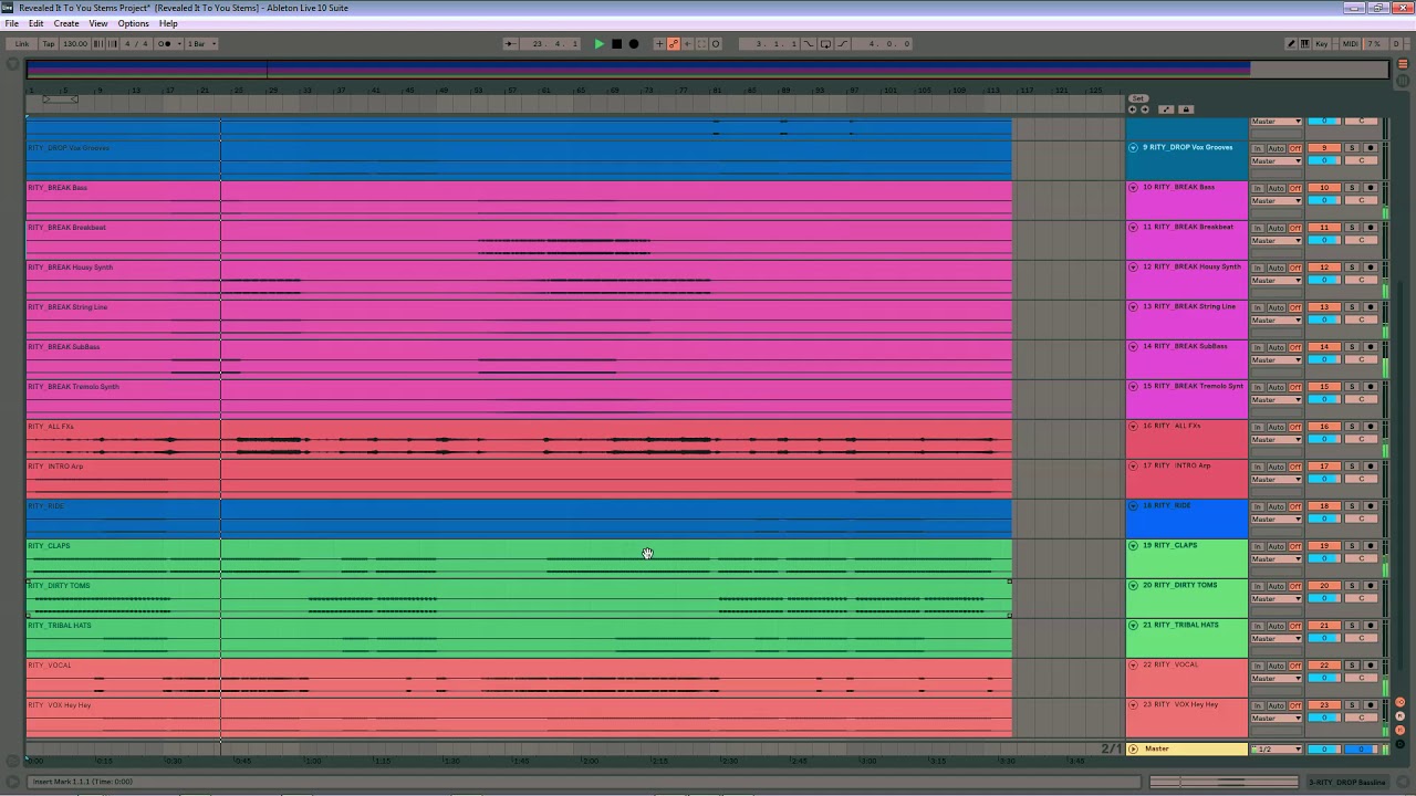 Ableton Live 10 - Revealed It To You STEMS Demo