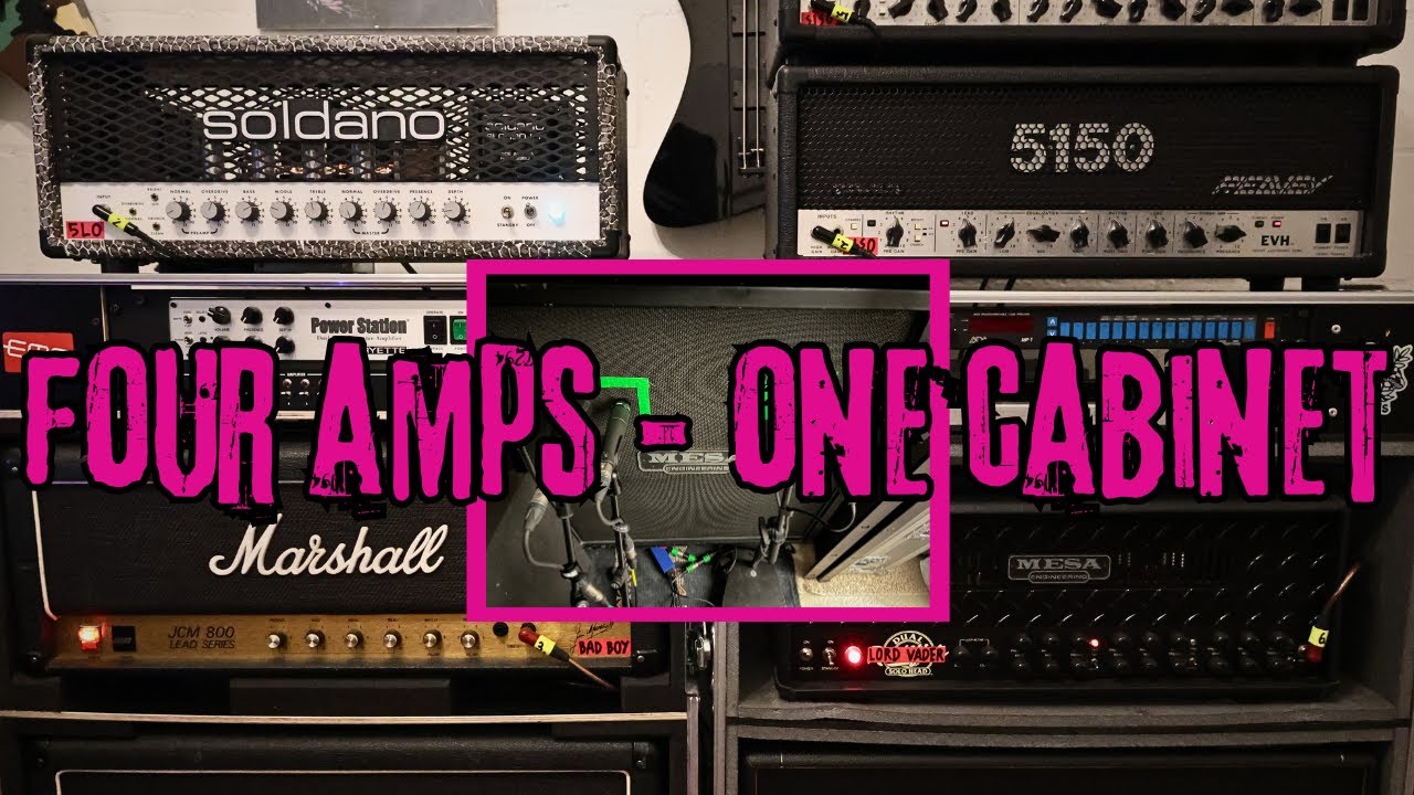 FOUR AMPS - ONE CAB - THE DIFFERENCE? | METAL