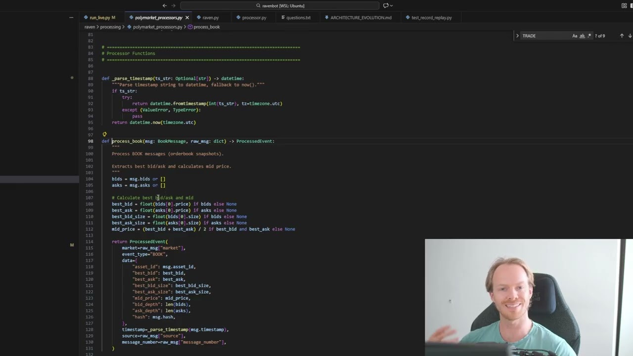 Polymarket Trading Bot Deep Dive (Part 1): WebSocket Event Bus & Processing Pipeline