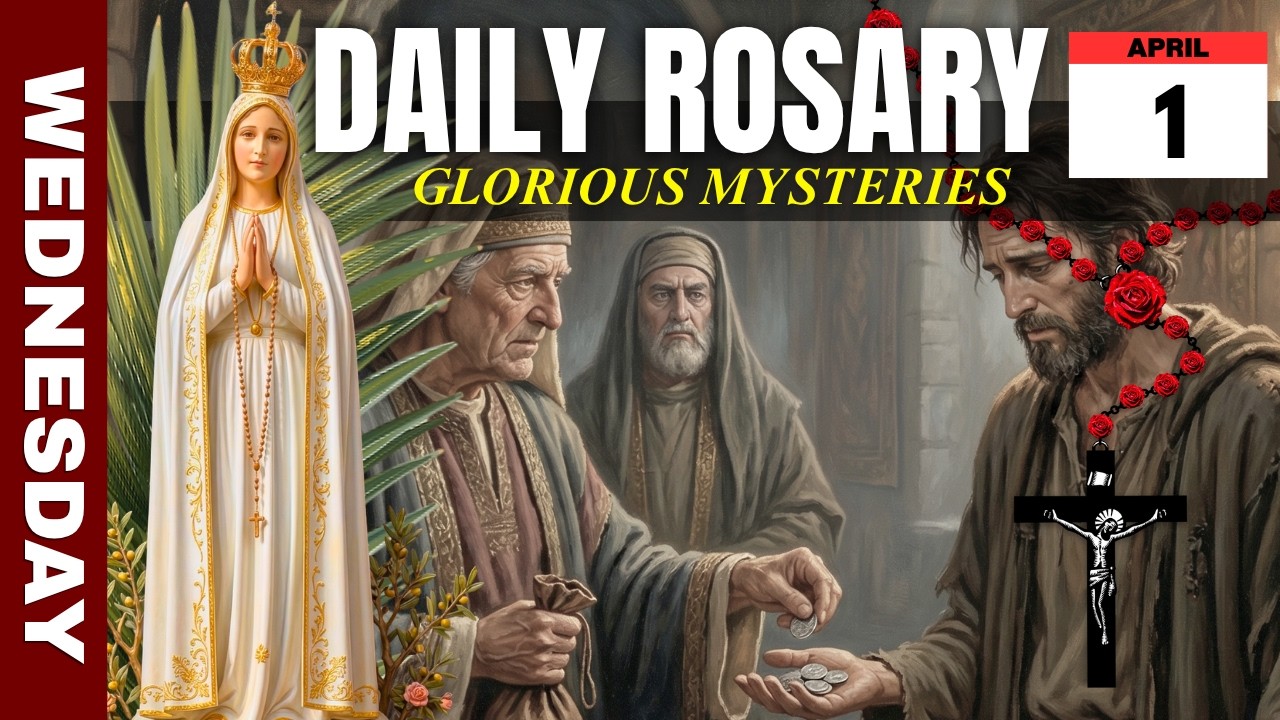 The Holy Rosary: Glorious Mysteries &mdash; Wednesday, April 1, 2026 | Wednesday of Holy Week
