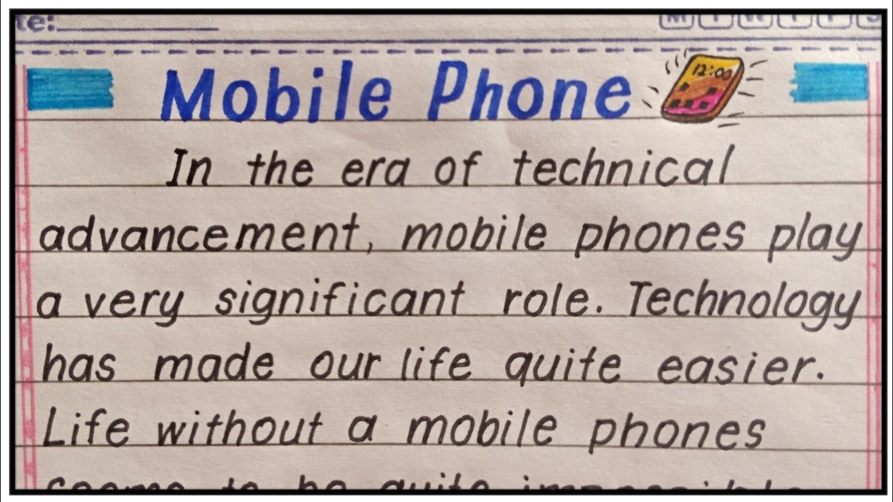 Mobile phone essay in English | Essay on mobile phone | Advantages and Disadvantages of mobile phone