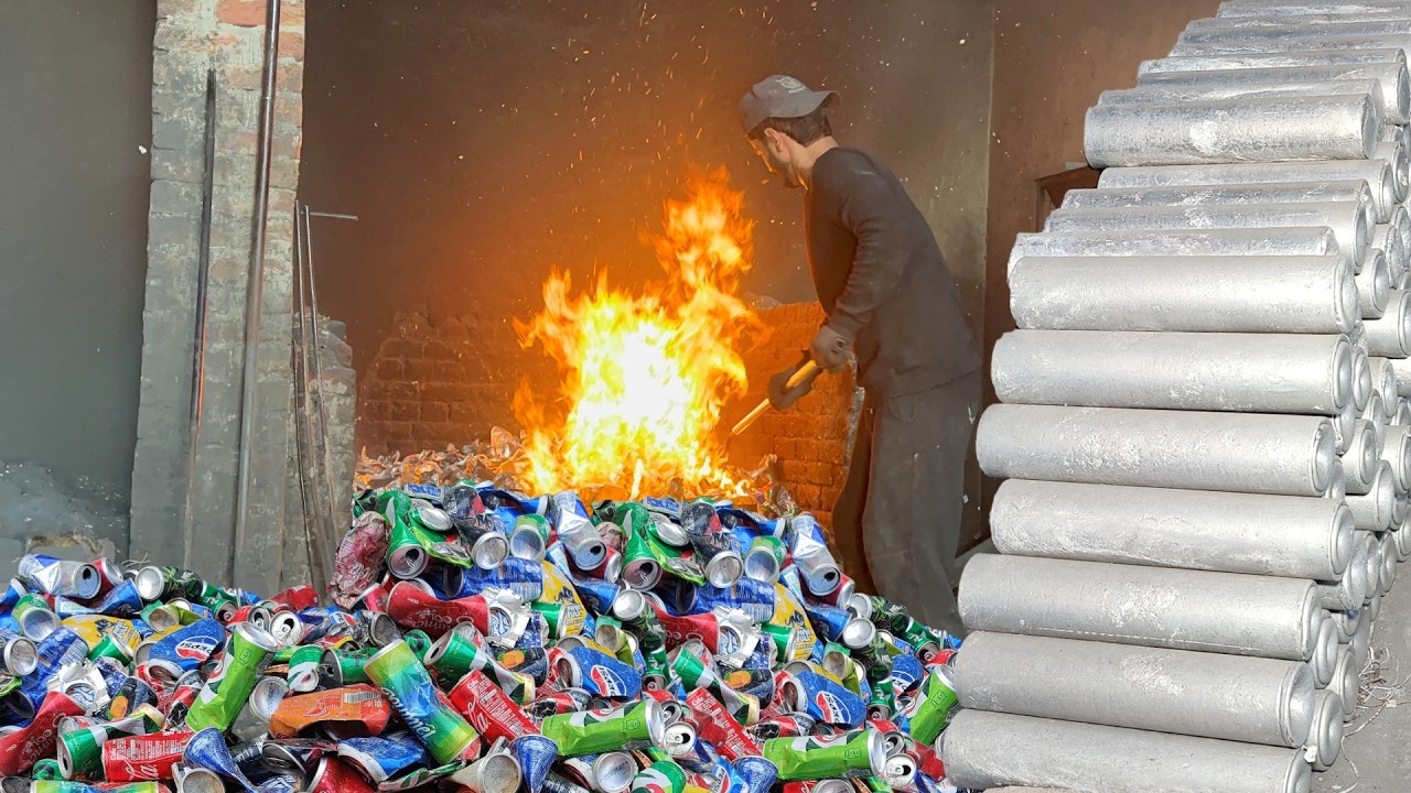 Aluminum Tin Can Recycling Process to Make Steel Wire in Aluminium Extrusion Plant