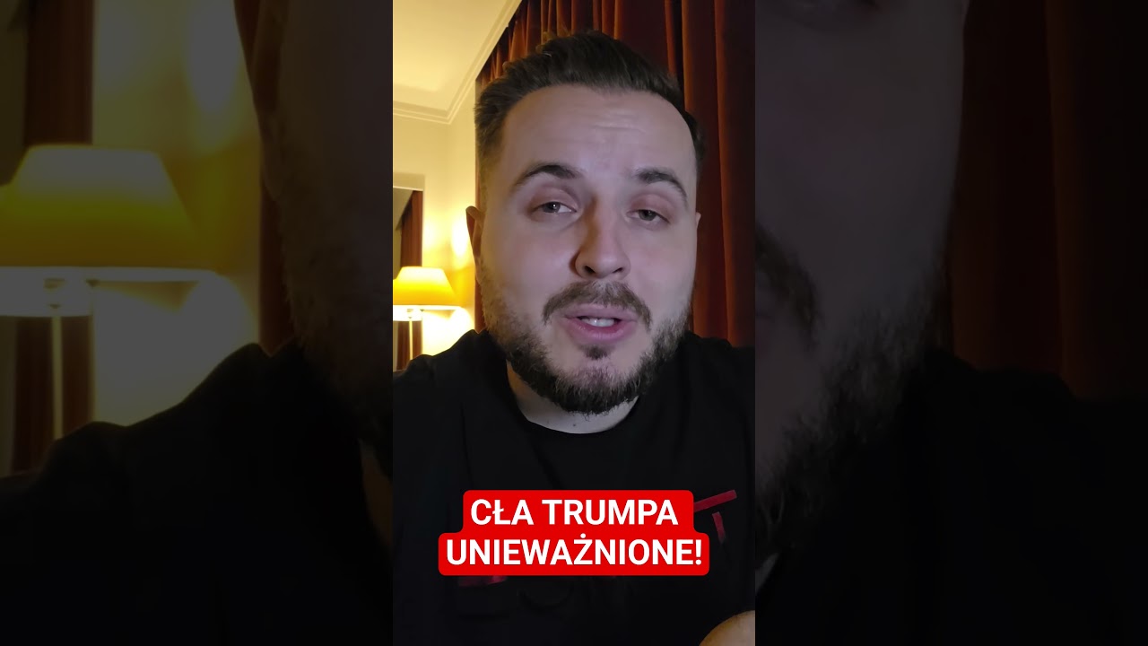 Pilne! Sąd Najwyższy w USA UNIEWAŻNIA cła Trumpa! #giełda #Trump #cła