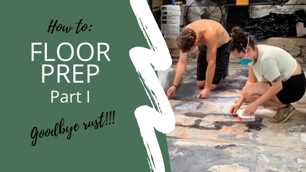 Floor Prep & Rust Removal - School Bus Conversion ( Skoolie ) Video