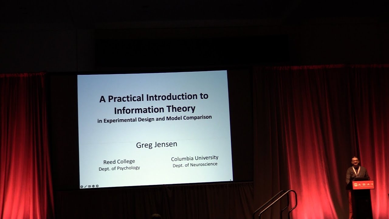 Greg Jensen, A Practical Introduction to Information Theory, SQAB