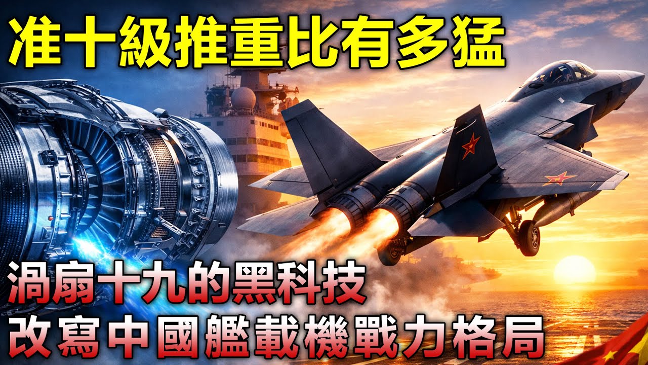 准十級推重比有多猛？渦扇十九橫空出世！殲三五終於裝上“中國心”，徹底告別動力短板。