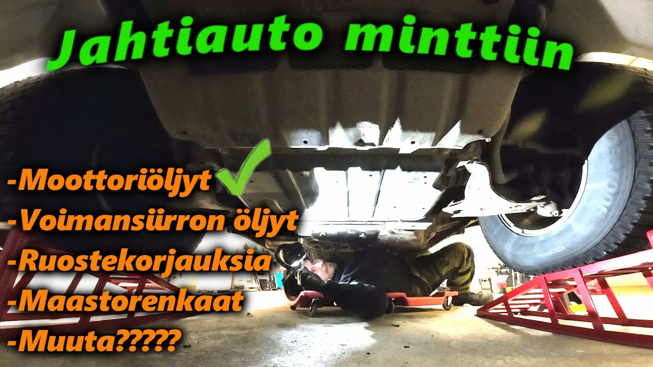 Jahtiauto kuntoon metsästyskaudeksi | Mitsubishi pajero gen3 | Maastoauto