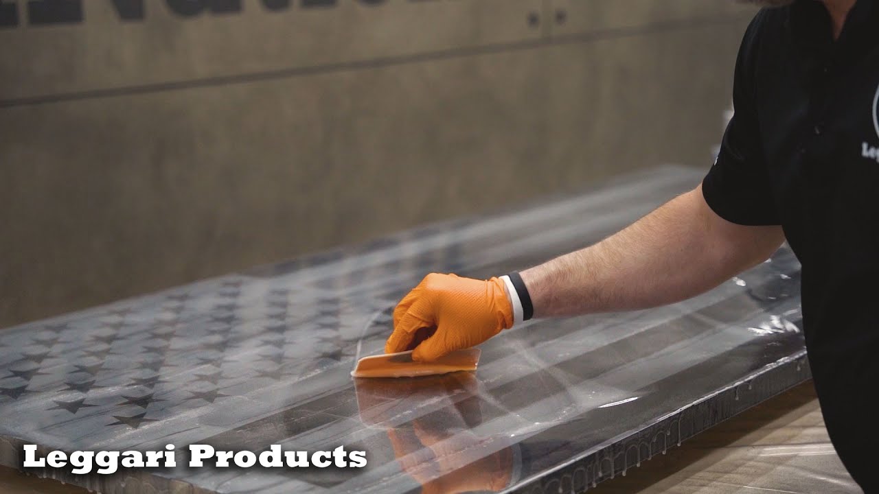 PART 2 | Making U.S.A Flag With Epoxy Resin & Stencil | Awesome Resin Art Project That You Can Do
