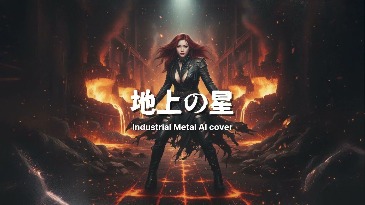 【AIカバー】地上の星をサイバー/インダストリアルメタル化してみた