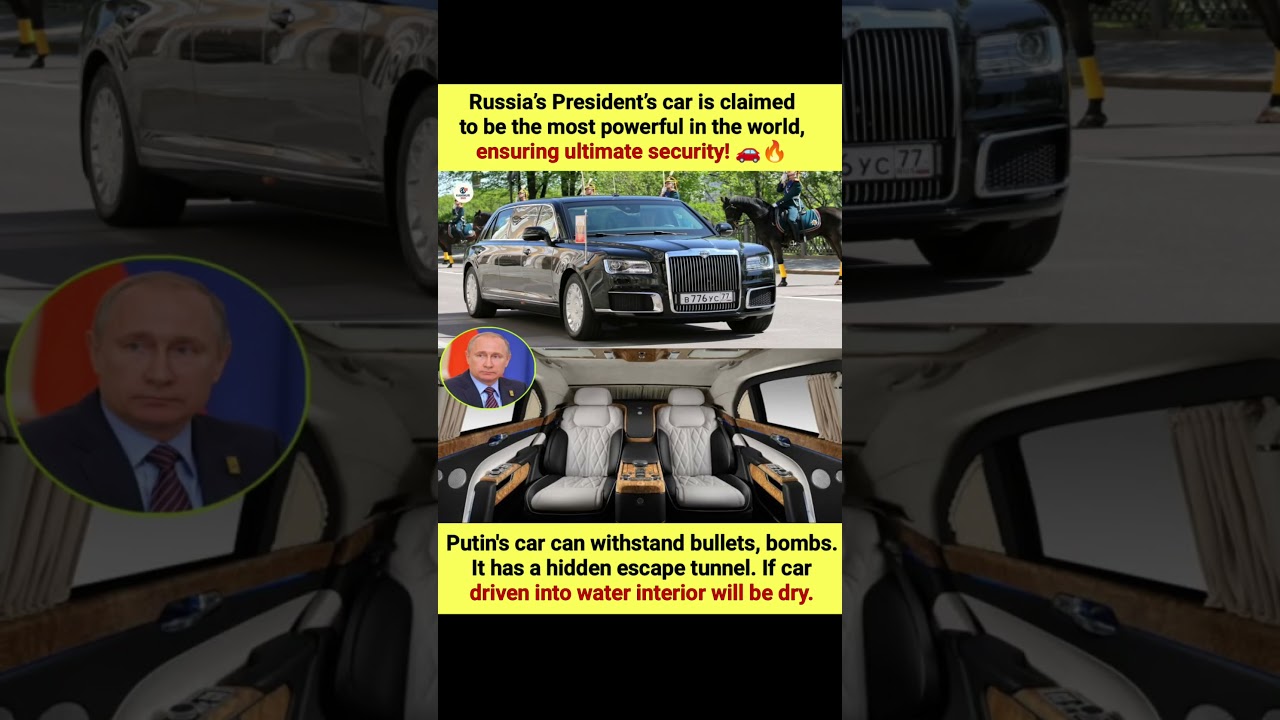 Putin&rsquo;s Car: The World&rsquo;s Most Powerful & Bulletproof Vehicle! 🚘 #LuxurySecurity