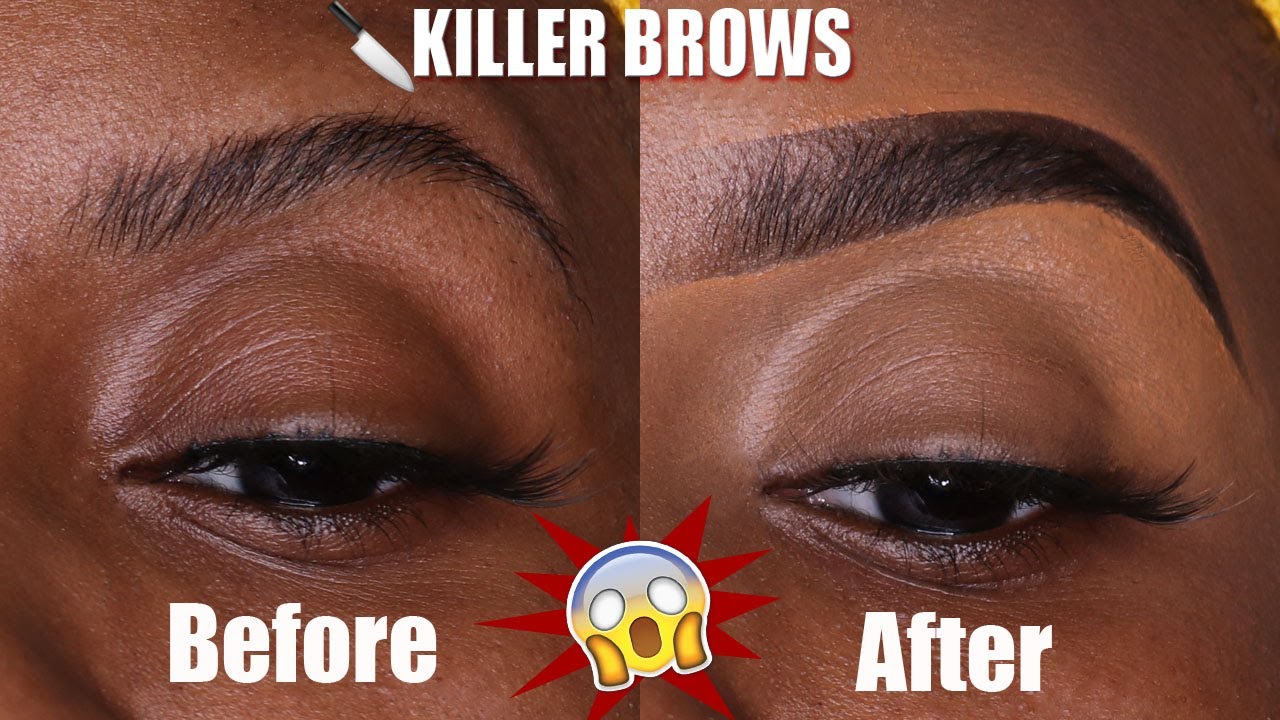SHARP EYEBROW TUTORIAL | KILLER BROWS