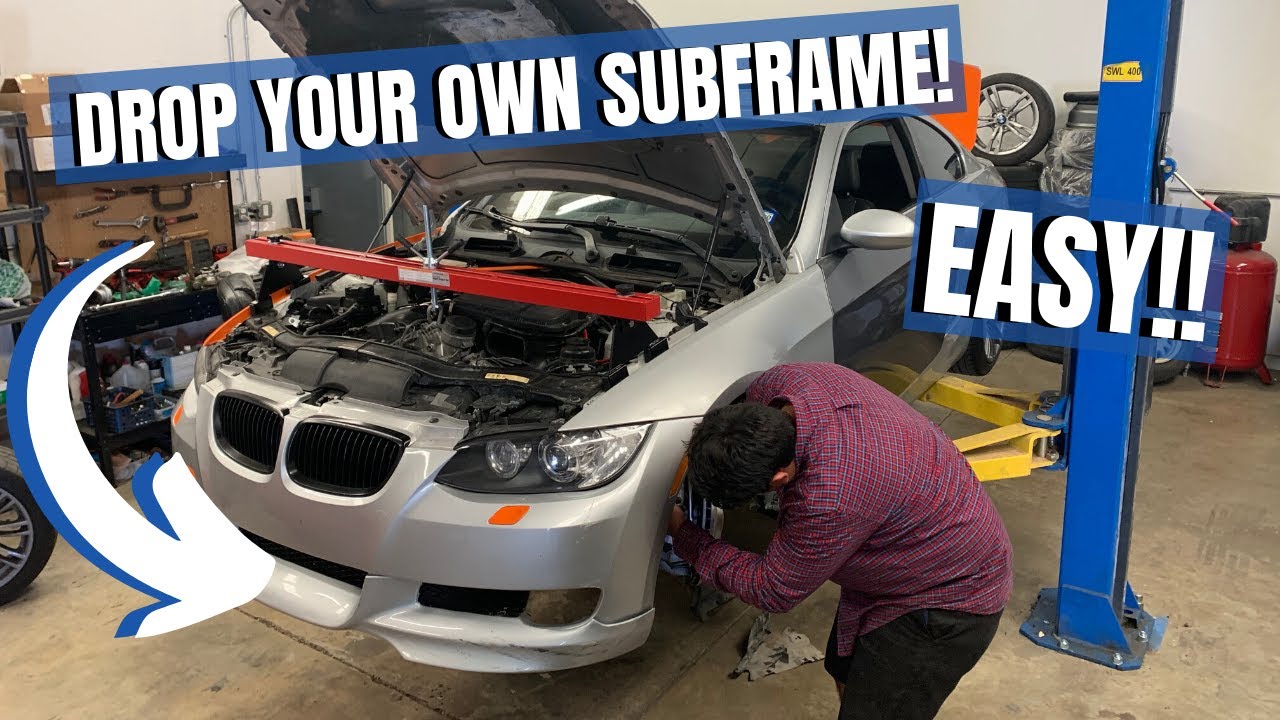 HOW TO DROP A SUBFRAME ON AN E CHASSIS BMW! (E6X, E8X, E9X)