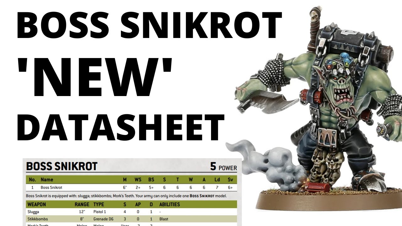 What's CHANGED Boss Snikrot's New Updated Datasheet? NOT MUCH!