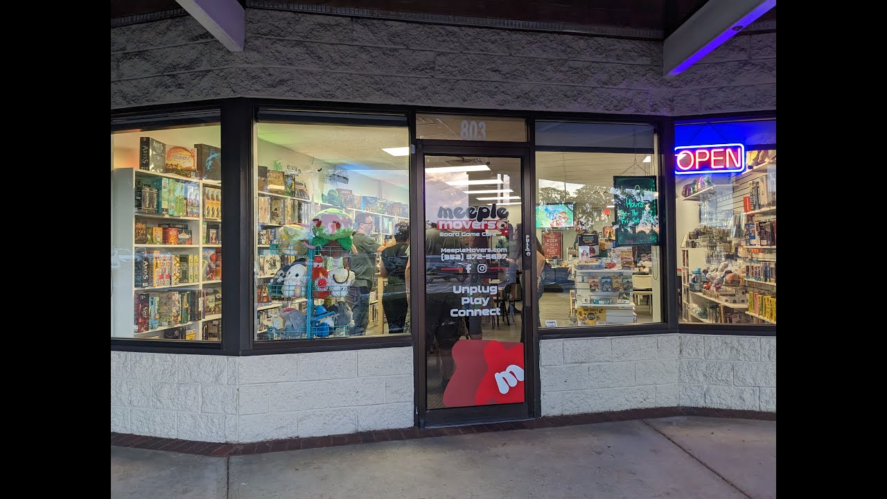 Jon introduces you to Meeple Movers Board Game Cafe!