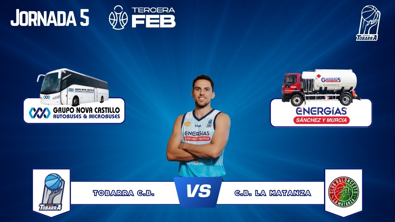TOBARRA CB vs CB LA MATANZA (J5) -  TERCERA FEB 25-26