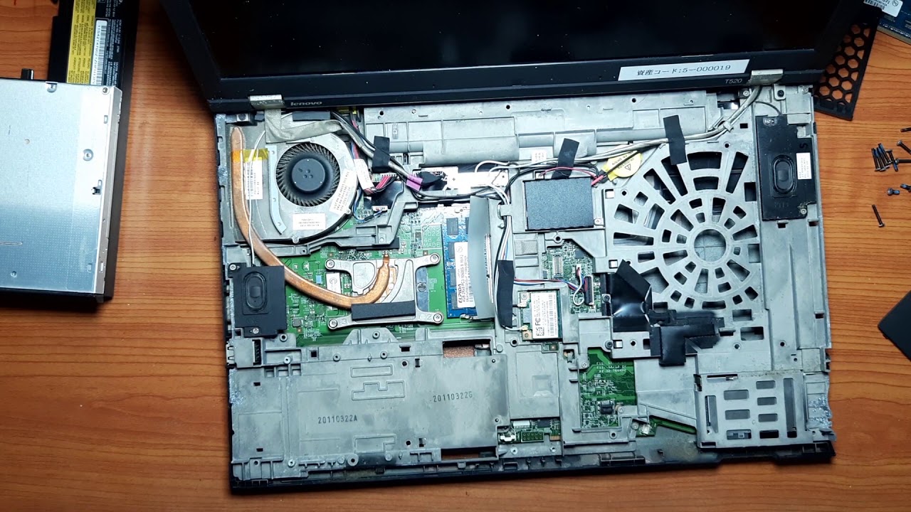 Lenovo ThinkPad  T520 Type 4239 CTO Laptop Disassemble and No Power Repair