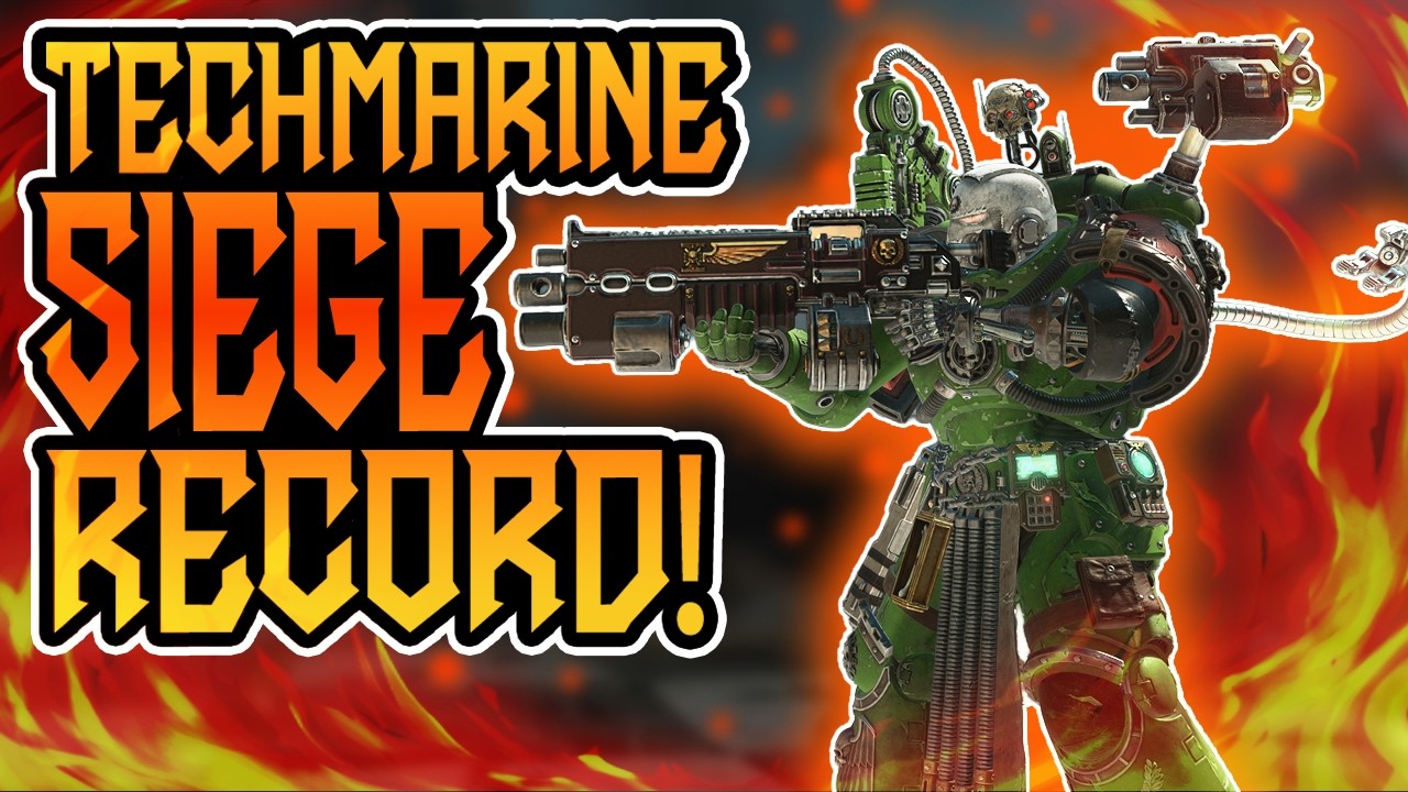 Hitting Wave 45 Siege HARD with TECHMARINE without Turrets! - Space Marine 2
