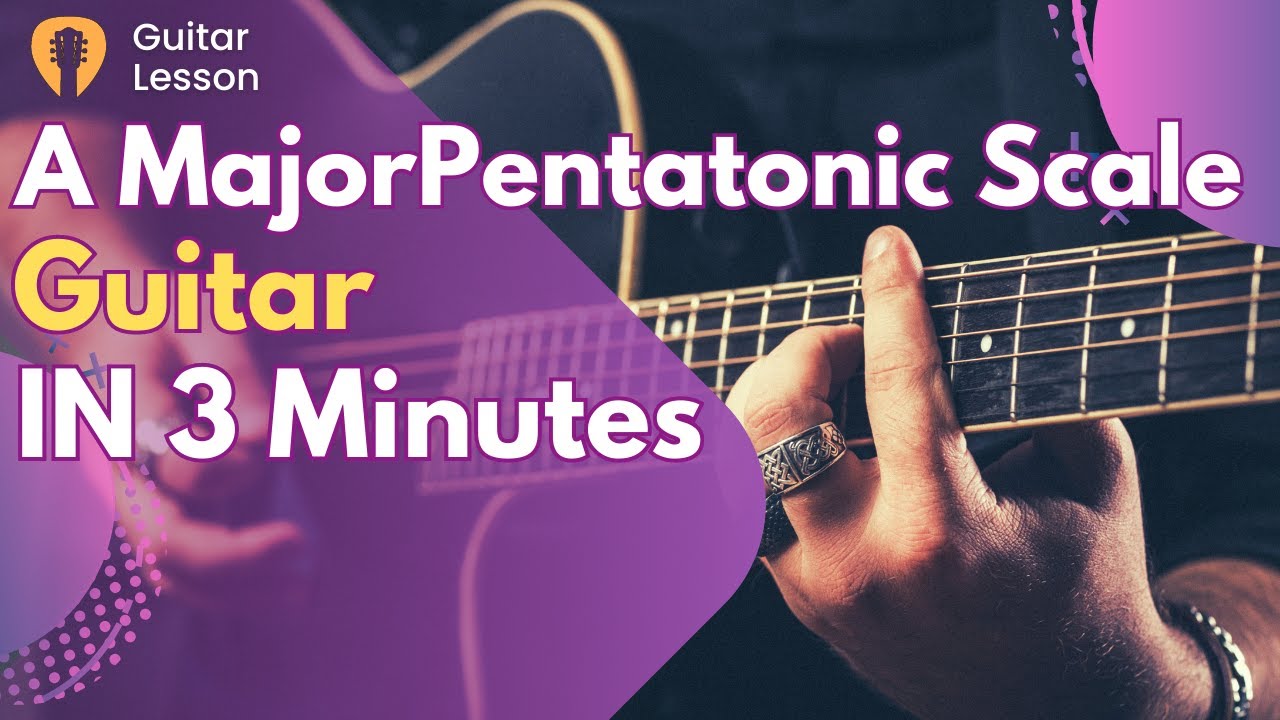How to Play the A Major Pentatonic Scale Guitar | 5 Positions | With TAB |