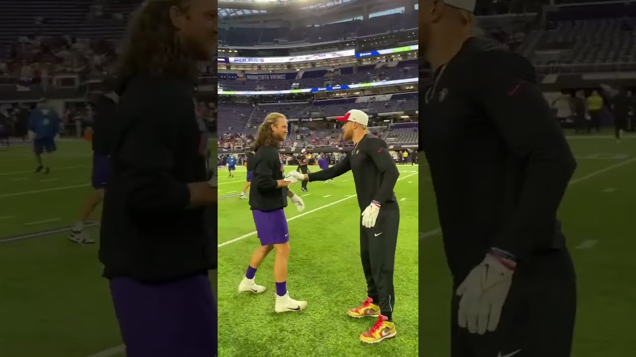 T.J. Hockenson 🤝 George Kittle