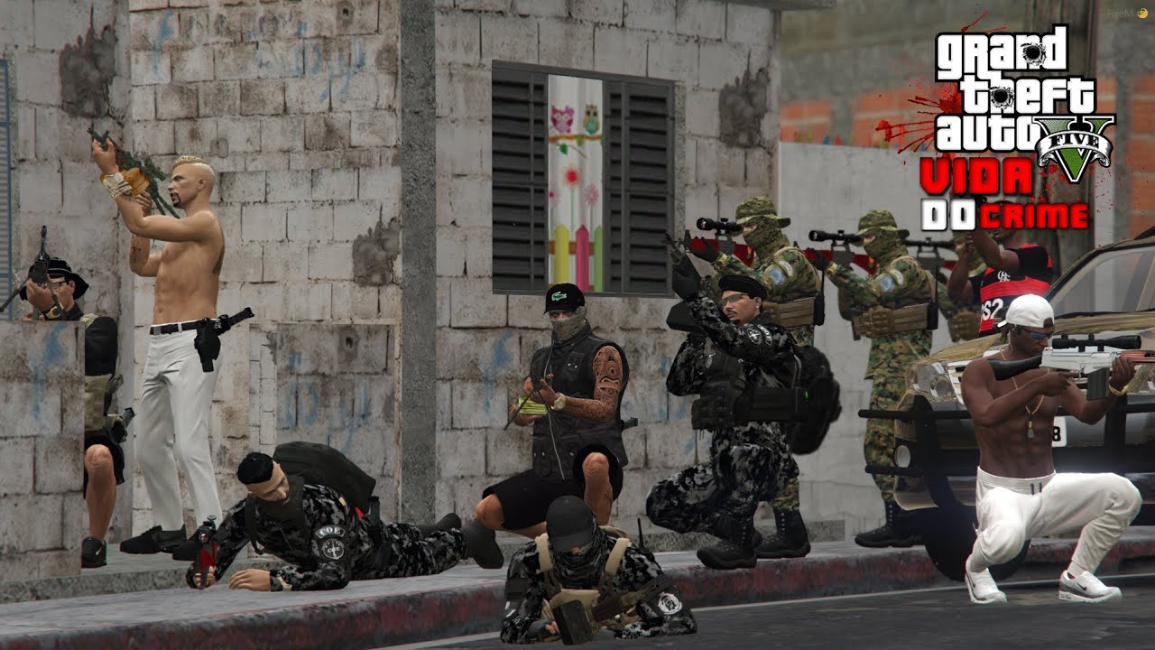 GTA V VIDA DO CRIME:ACHAMOS A CASA DO TREVÃO NO CESRÃO DEIXAMOS ELE ENCURRALADO Ep120