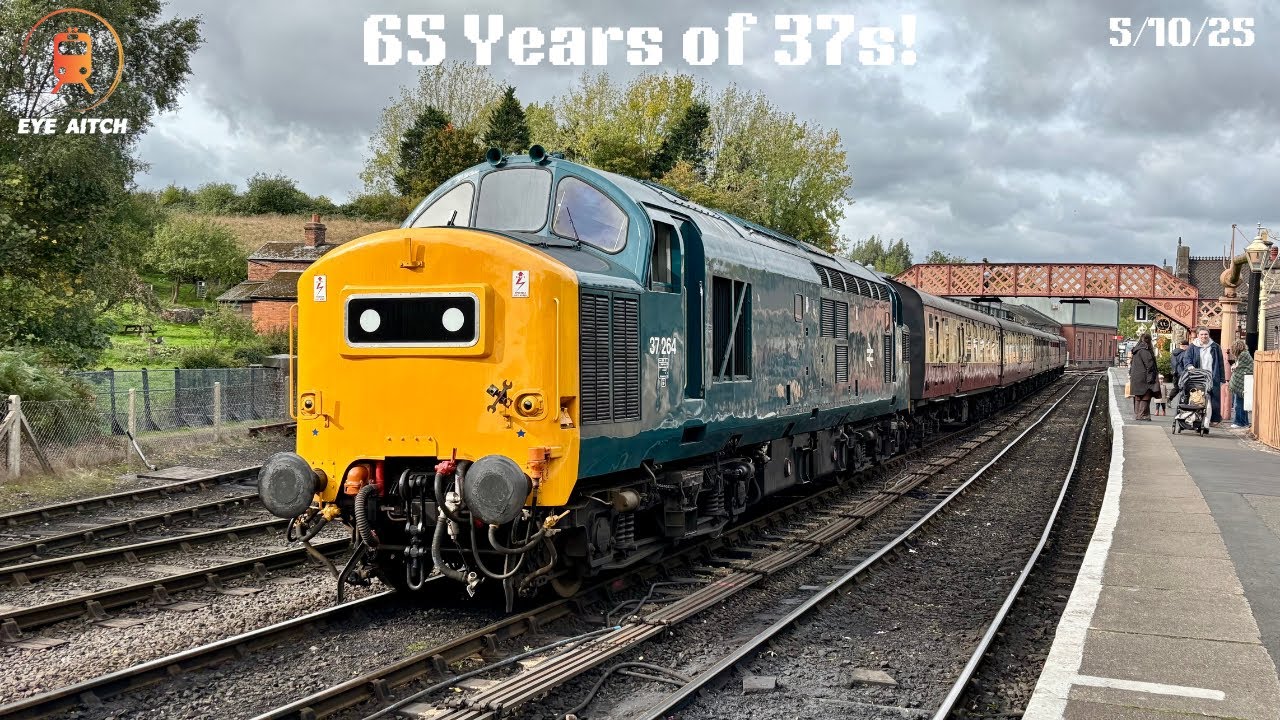 65 years of Class 37s Gala at the Severn Valley Railway!  //  5/10/25
