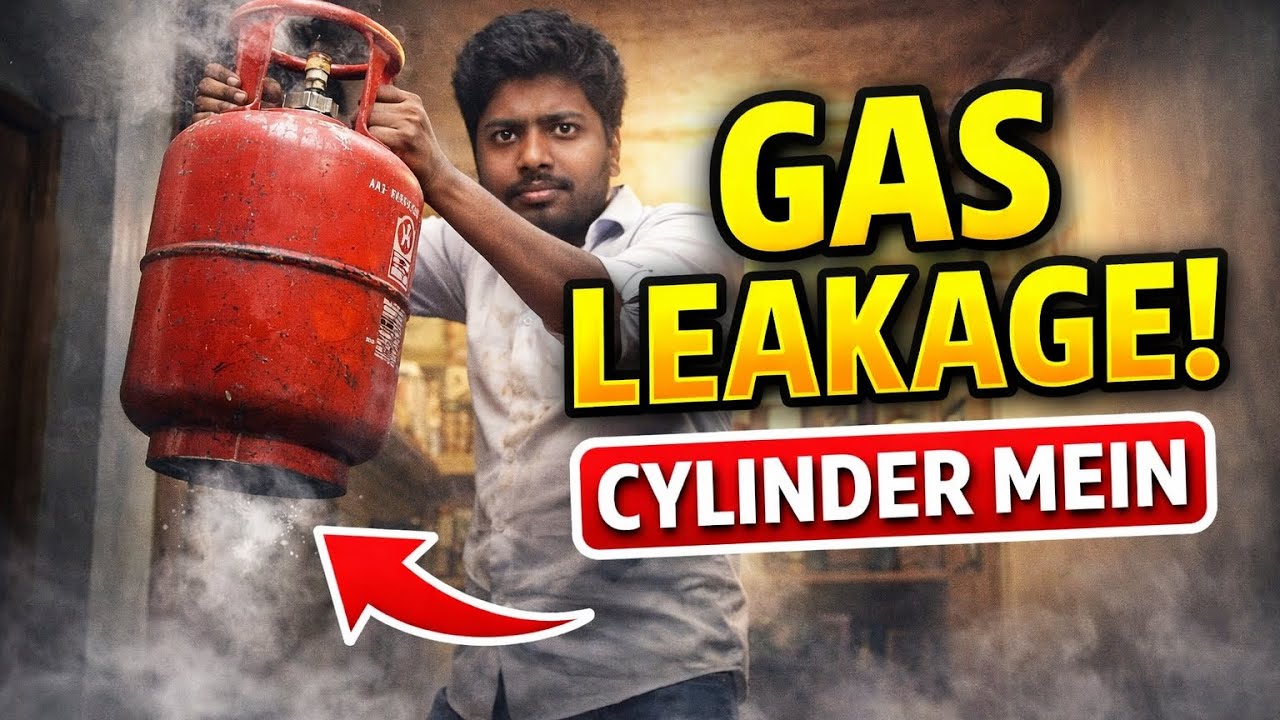 Gas leakage in cylinder 