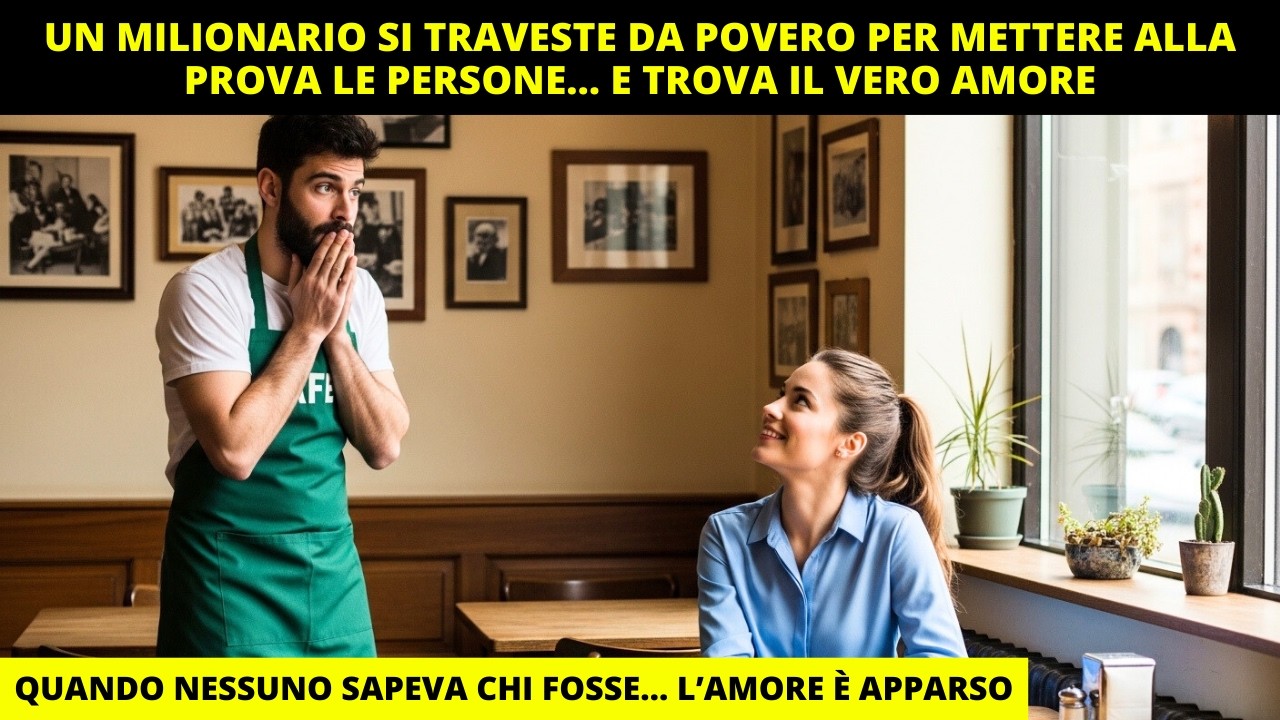 UN MILIONARIO SI TRAVESTE DA POVERO PER METTERE ALLA PROVA LE PERSONE… E TROVA IL VERO AMORE