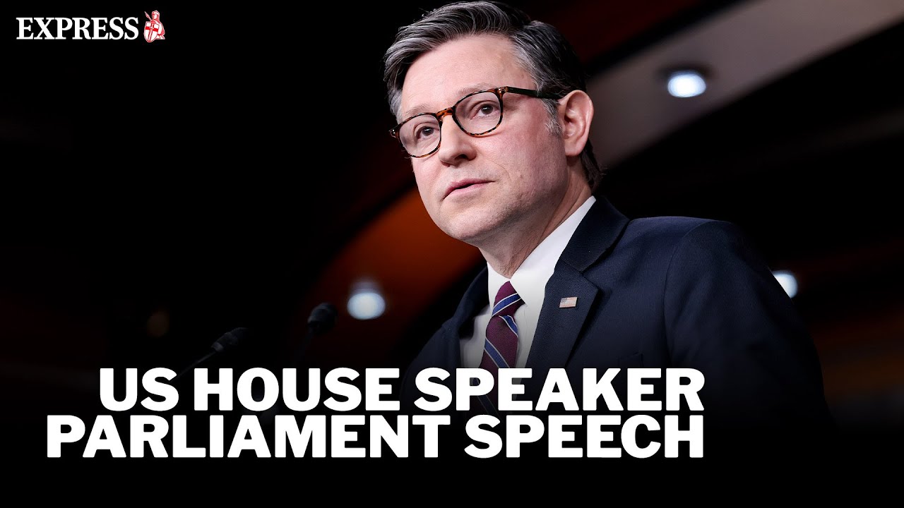 LIVE: US House Speaker Mike Johnson addresses UK Parliament